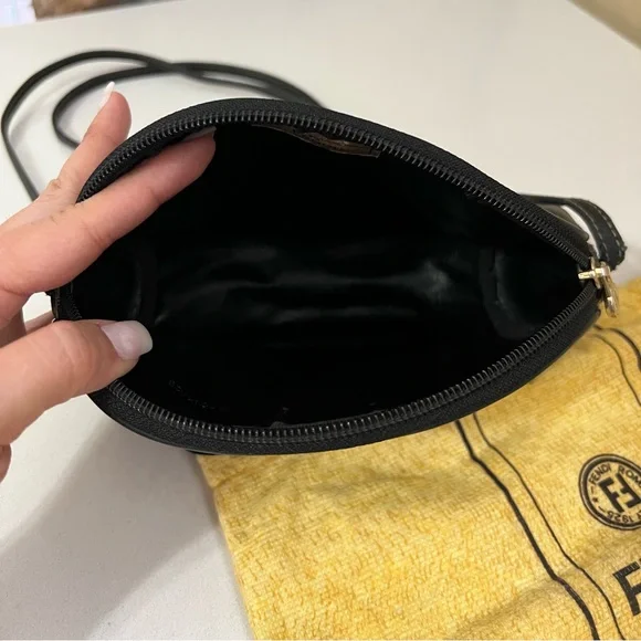 Vintage Fendi Zucca Mini Crossbody Clutch Bag - Picture 10 of 16